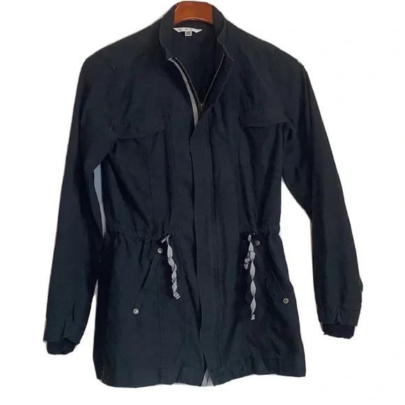 Cabi Womens Jacket x-Small Gray Military Utility Weekend Anorak Cotton #209 Coat - Picture 1 of 7